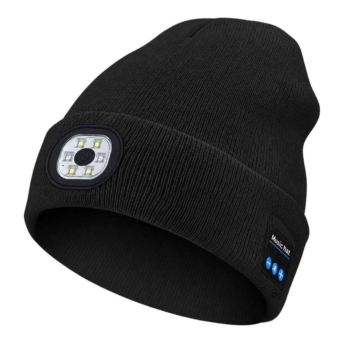 MITTSWELL Light & Sound Beanie in Black